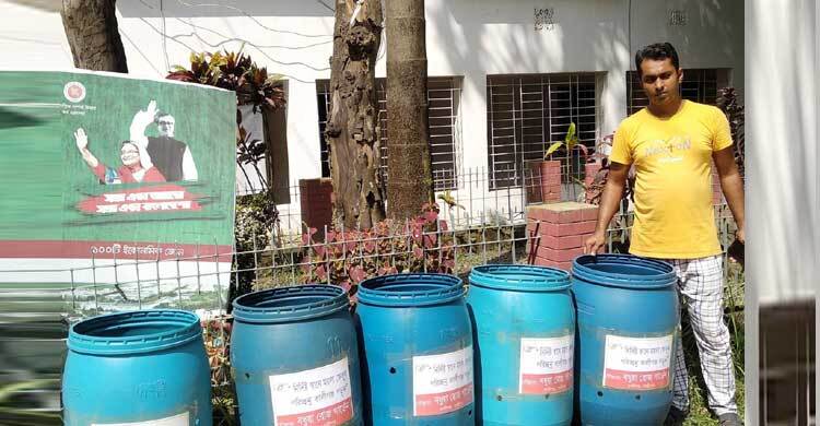 পরিচ্ছন্ন শহর গড়তে যুবকের ব্যতিক্রমী উদ্যোগ