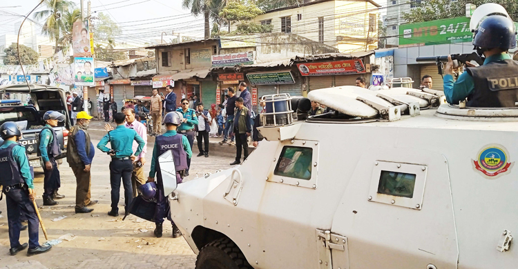 গাজীপুরে বিএনপি-পুলিশ সংঘর্ষে আহত ১৫