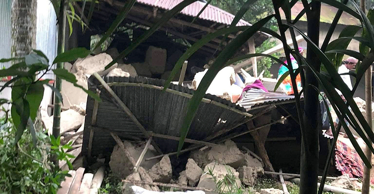 দেওয়াল ধসে বড় ভাইয়ের মৃত্যু, হাসপাতালে ছোট ভাই