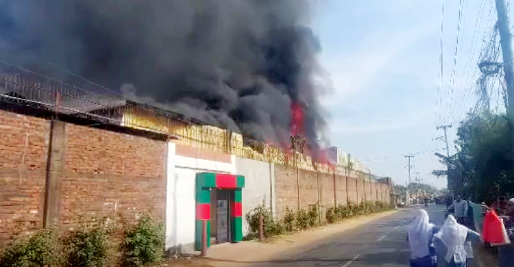 গাজীপুরে তুলার গুদামে আগুন, নিয়ন্ত্রণে ৬ ইউনিট