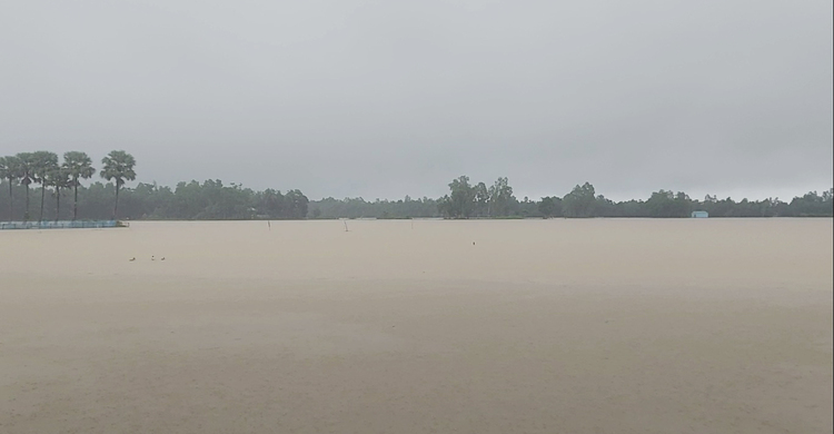 শেরপুরে বিপৎসীমার ওপরে ভোগাই নদীর পানি