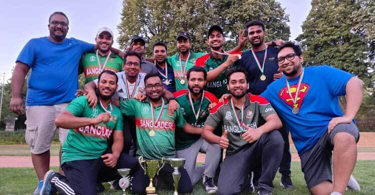 জার্মানির মানহাইমে বাংলাদেশিদের ক্রিকেট টুর্নামেন্ট