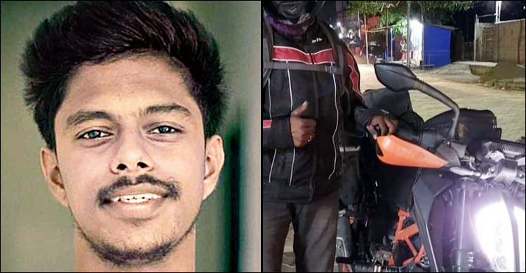 লকডাউন আতঙ্কে মোটরসাইকেলে ২৬০০ কিমি পাড়ি