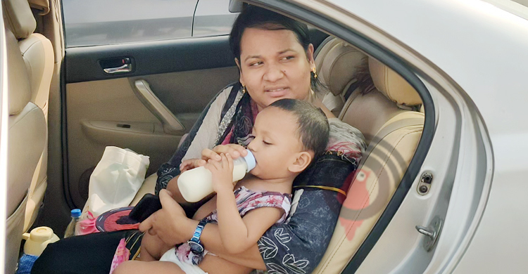 শিমুলিয়ায় যানবাহনের সঙ্গে বাড়ছে ভোগান্তি