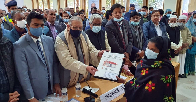 ‘বঙ্গবন্ধুর বাংলাদেশে কোনো মানুষ গৃহহীন থাকবে না’