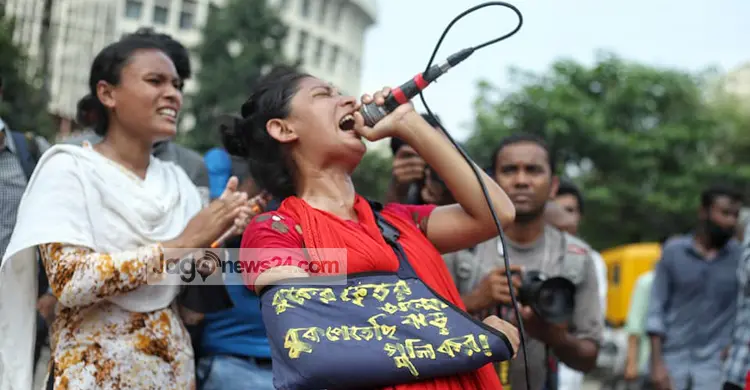 লংমার্চের ঘোষণা, শাহবাগে ‘লাগাতার অবস্থান’