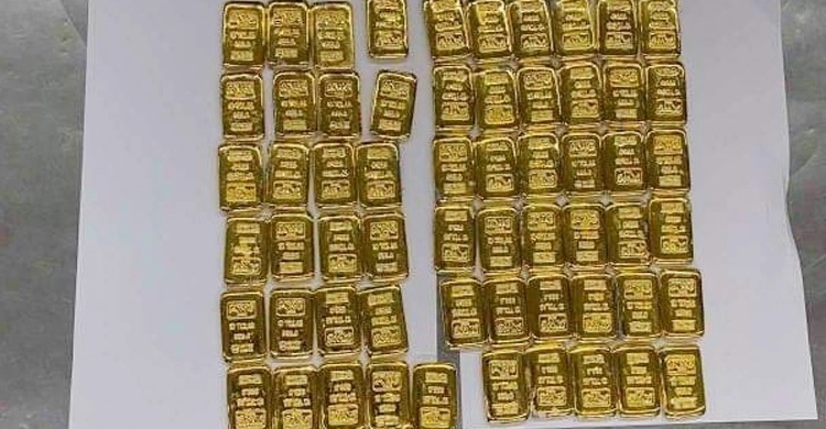 60 gold bars seized at Dhaka Airport