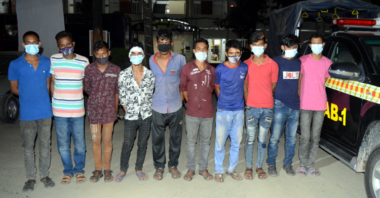 টঙ্গীতে ডাকাতির প্রস্তুতিকালে কিশোর গ্যাংয়ের ১০ সদস্য গ্রেফতার