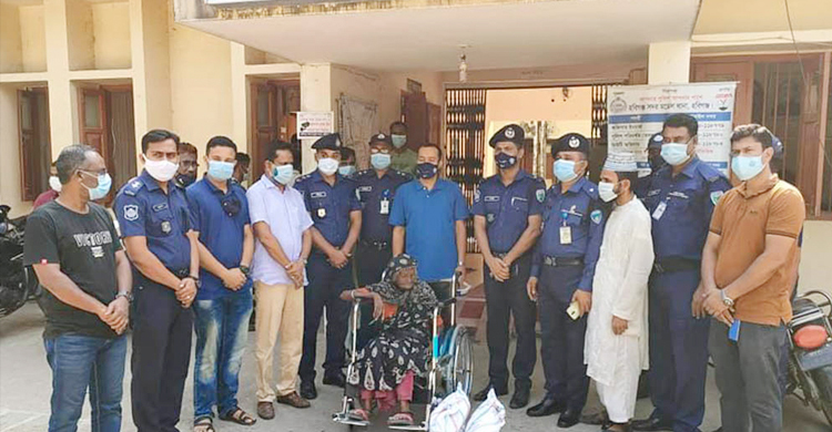 হবিগঞ্জের শতবর্ষী মরিয়মের দেখভালের দায়িত্ব নিলেন এসপি