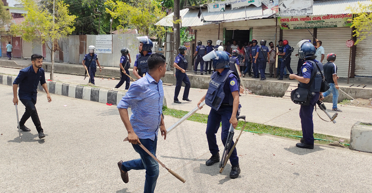 পটুয়াখালীতে বিএনপির সমাবেশে ছাত্রলীগের হামলা, আহত ২০