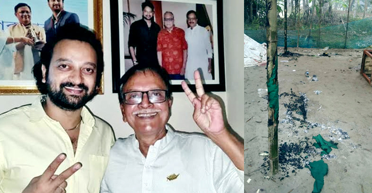 নায়ক সাইমনের বাবার নির্বাচনী অফিসে হামলা