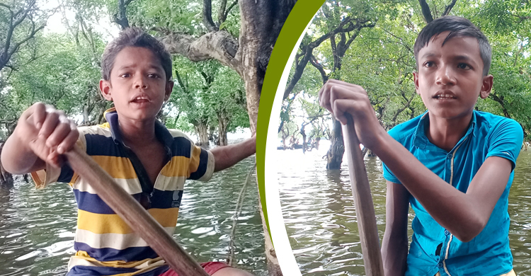 পর্যটকদের গান শুনিয়ে পেটের খোরাক