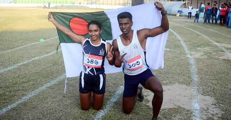 দেশের দ্রুততম মানব-মানবী ইসমাইল-শিরিন