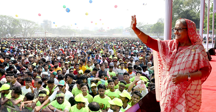 আওয়ামী লীগ ক্ষমতায় গেলেই উন্নয়ন হয়: প্রধানমন্ত্রী
