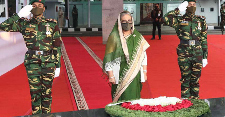 PM pays homage to Bangabandhu on historic March 7