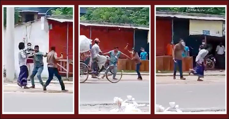 কুষ্টিয়ায় ঠিকাদারকে প্রকাশ্যে হাতুড়িপেটা, ভিডিও ভাইরাল