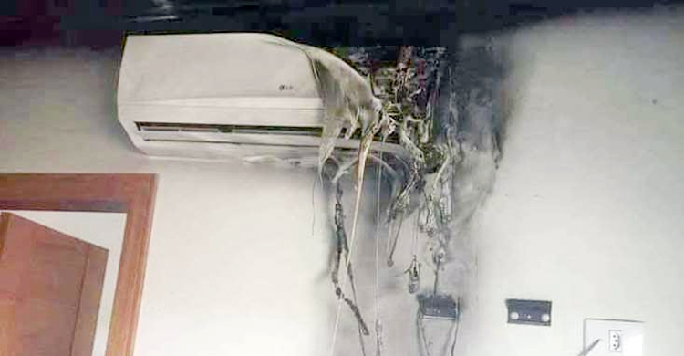 গাজীপুরে এসি বিস্ফোরণে দগ্ধ ৪