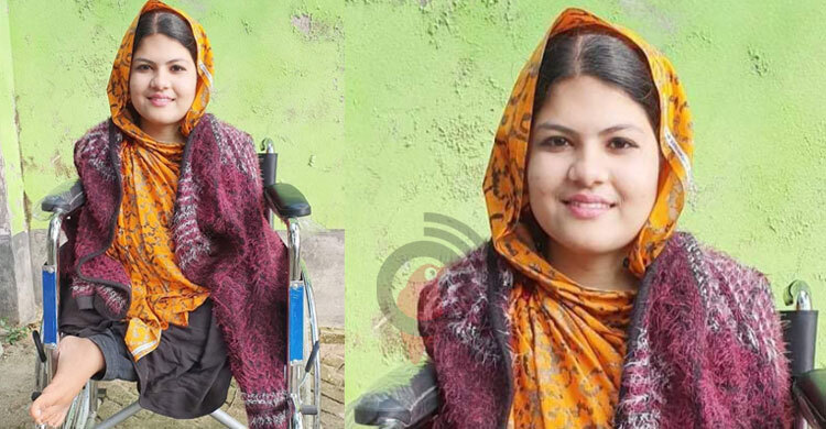 পা দিয়ে লিখে এবারও জিপিএ-৫ পেলেন তামান্না