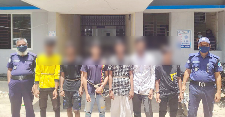 সোনারগাঁয়ে কিশোর গ্যাং-ছিনতাই চক্রের ৬ সদস্য গ্রেফতার