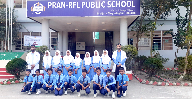 প্রাণ-আরএফএল পাবলিক স্কুলে শতভাগ সাফল্য