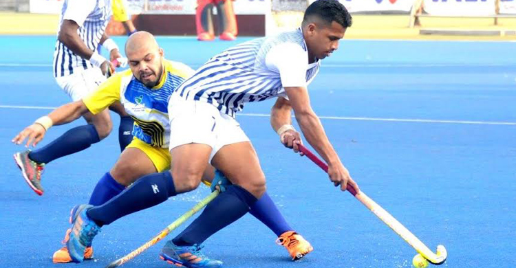 শহীদ স্মৃতি হকিতে শুভ সূচনা সেনা ও নৌবাহিনীর