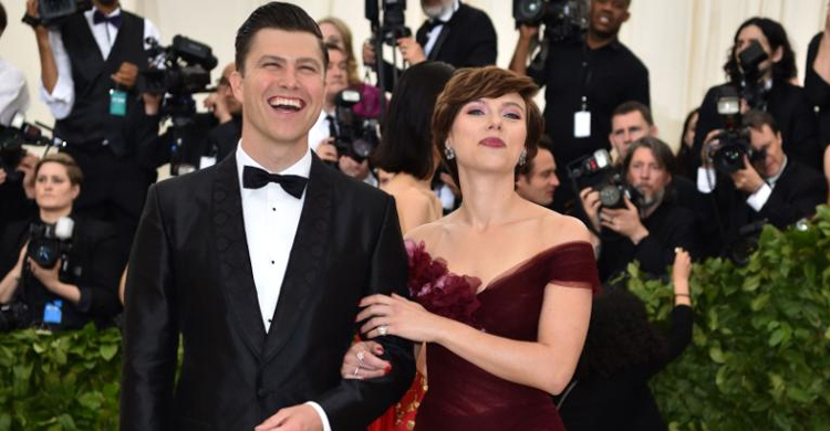 Scarlett Johansson and Colin Jost announce birth of baby boy