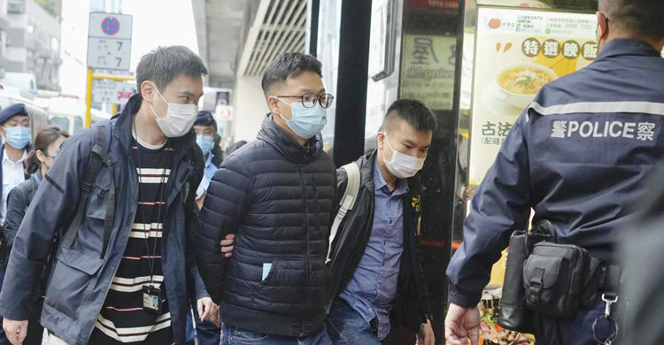 Hong Kong police raid online news outlet, arrest 6