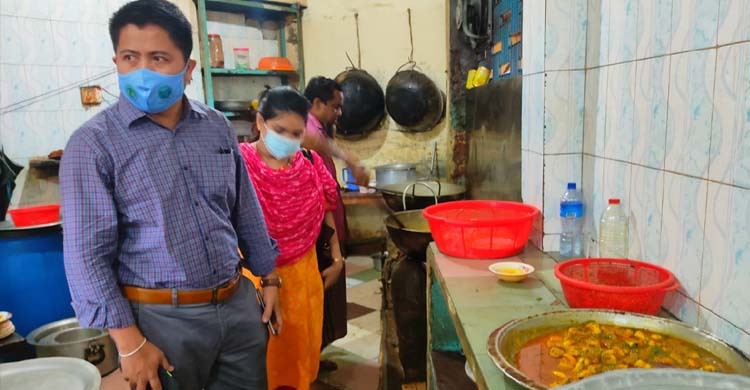 হোটেলে বাসি খাবার, জরিমানা ১০ হাজার টাকা
