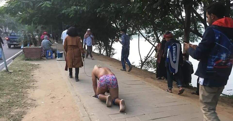 হাতিরঝিলে ‘হিউম্যান ডগ’ : সেঁজুতি ও টুটুলের দুঃখপ্রকাশ