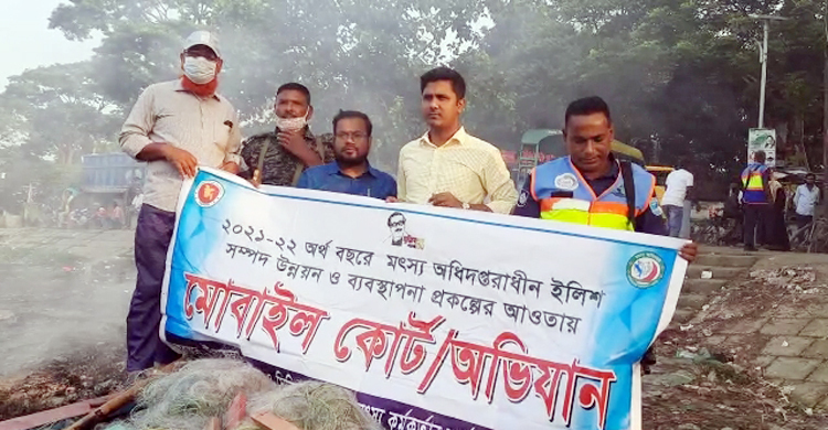 নিষেধাজ্ঞা অমান্য করে ইলিশ শিকার, ১৯ জনের কারাদণ্ড