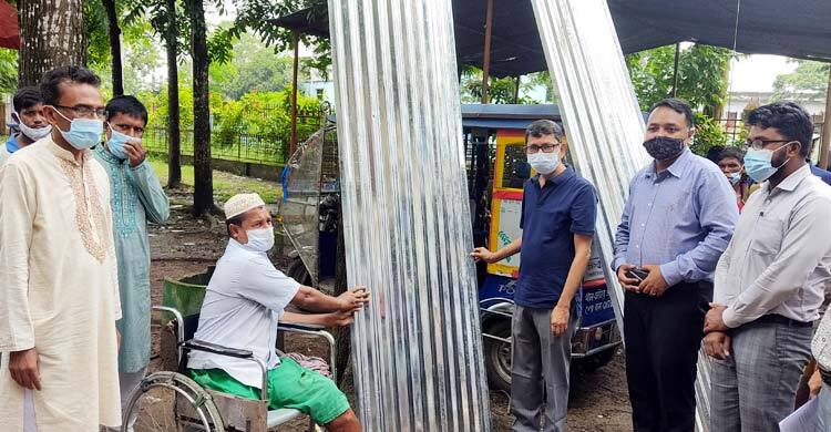 এবার পা হারানো পলিনের পাশে দাঁড়ালেন এমপি অপু