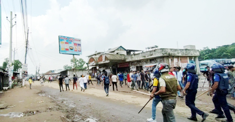 শরীয়তপুরে দুই গ্রুপের সংঘর্ষ, আহত ৪