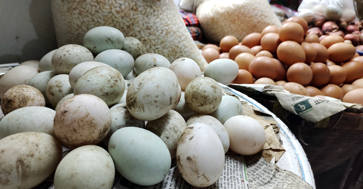 এক হালি হাঁসের ডিম ৬৪ টাকা