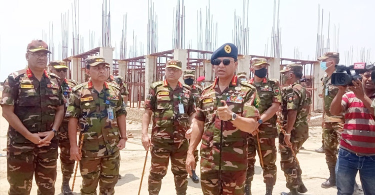 খুরুশকুল আশ্রয়ণ প্রকল্পের কাজ শেষ হবে ২০২৩ সালের জুনে: সেনাপ্রধান