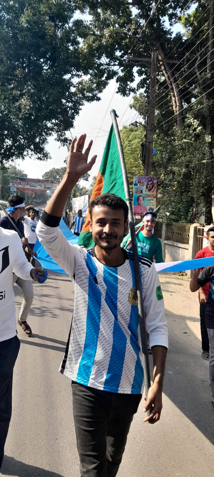 আর্জেন্টিনা চ্যাম্পিয়ন হলে ৫ গরু জবাই করে খাওয়াবেন মাসুদুর