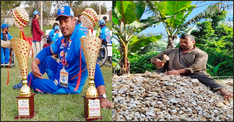 ভারতীয় দলকে নেতৃত্ব দেয়া ক্রিকেটার এখন দিনমজুর