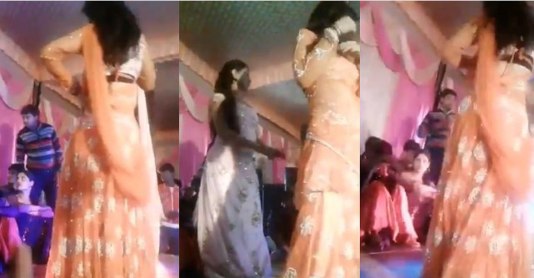 নাচ থামানোয় নারীর মুখে গুলি