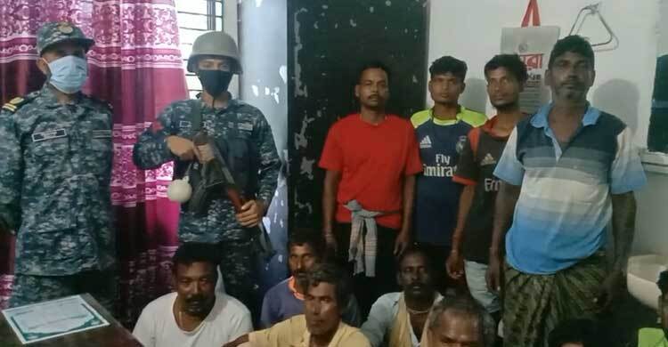 বাংলাদেশের জলসীমানায় মাছ শিকার, ভারতীয় ১৬ জেলে আটক