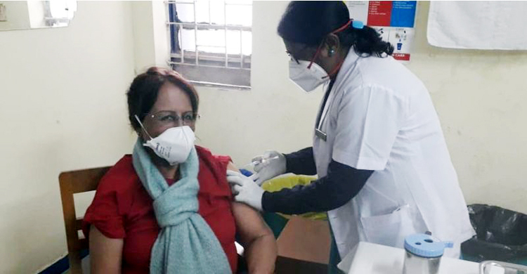 ভারতে করোনা ভ্যাকসিন প্রয়োগ শুরু