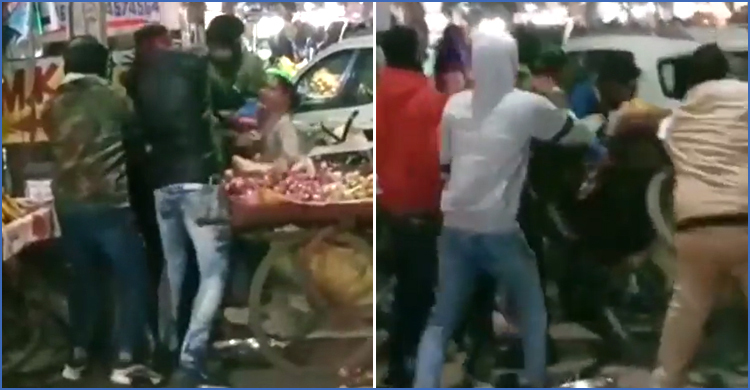 মধ্যপ্রদেশে নারী সবজি বিক্রেতাকে মারধর
