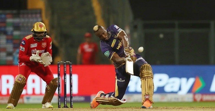 রাসেলের তাণ্ডবে পাঞ্জাবকে উড়িয়ে দিলো কলকাতা