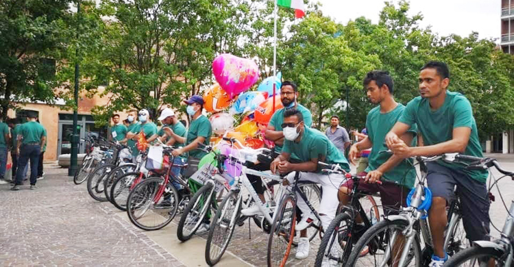 ইতালিতে ভৈরব পরিষদের সাইকেল ভ্রমণ