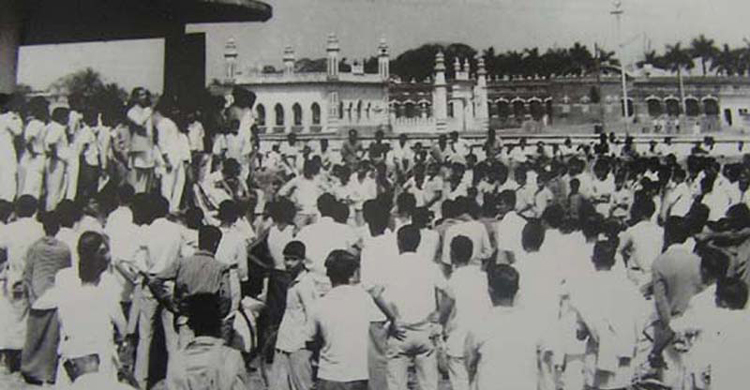 হানাদার মুক্ত যশোরে প্রথম ভাষণ দেন প্রধানমন্ত্রী তাজউদ্দিন