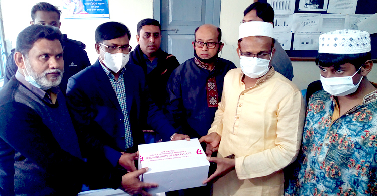 ঝালকাঠিতে পৌঁছাল ১২ হাজার ডোজ ভ্যাকসিন