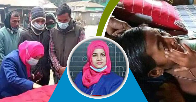 অগ্নিদগ্ধ জান্নাতের চিকিৎসার দায়িত্ব নিলেন ইউএনও লিজা