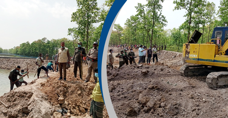 বনভূমি দখল করে যুবলীগ নেতার মাছের খামার, ভরাট করল কর্তৃপক্ষ