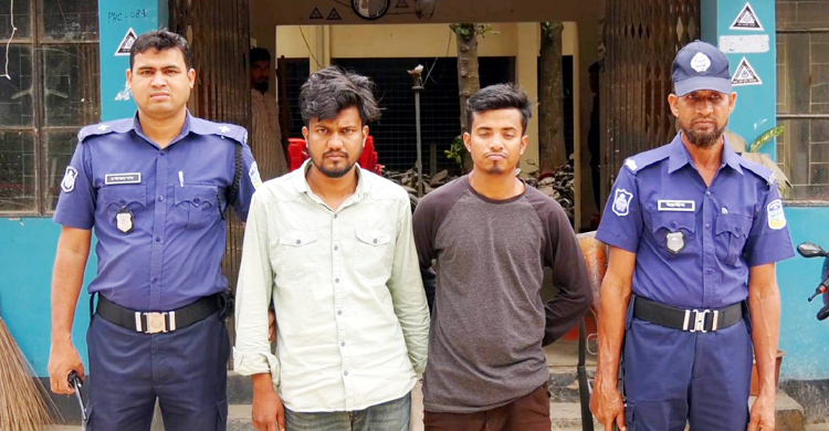 জামালপুরে ডিবি পরিচয়ে চাঁদা দাবি, দুই যুবক আটক
