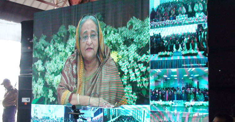 জামালপুর এক্সপ্রেস ট্রেনের উদ্বোধন করলেন প্রধানমন্ত্রী