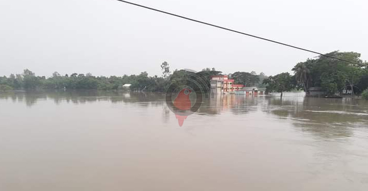 বিপৎসীমার ৪৫ সে মি ওপর দিয়ে প্রবাহিত যমুনার পানি