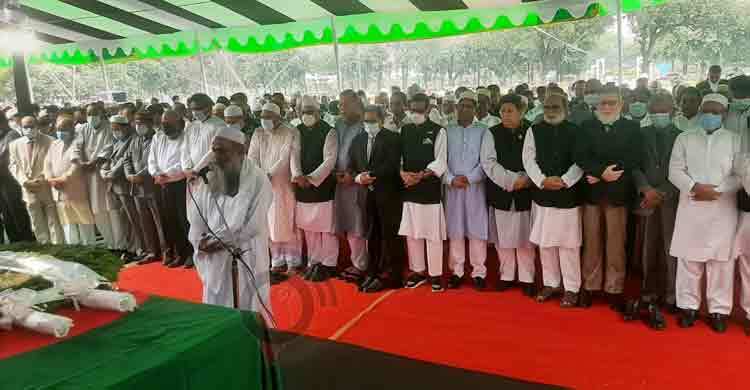 First namaz-e-janaza of Deputy Speaker held